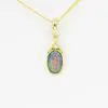 opal pendant necklace
