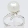 south sea white pearl ring