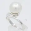 south sea white pearl ring