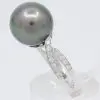 tahitian black pearl with diamond should accent