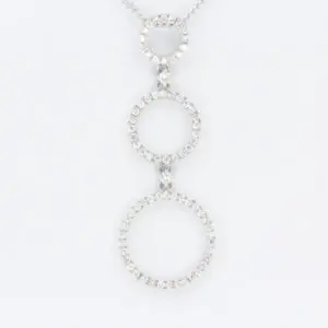 18ct White Gold Diamond Pendant