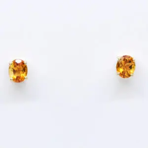 18ct Yellow Gold Citrine Earrings