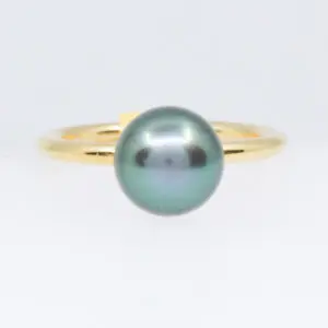 18ct Yellow Gold Tahitian Pearl Ring