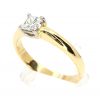 Princess Cut Diamond Ring set in 18ct Two Tone Gold