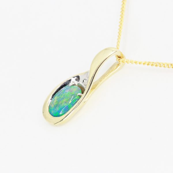 opal pendant necklace