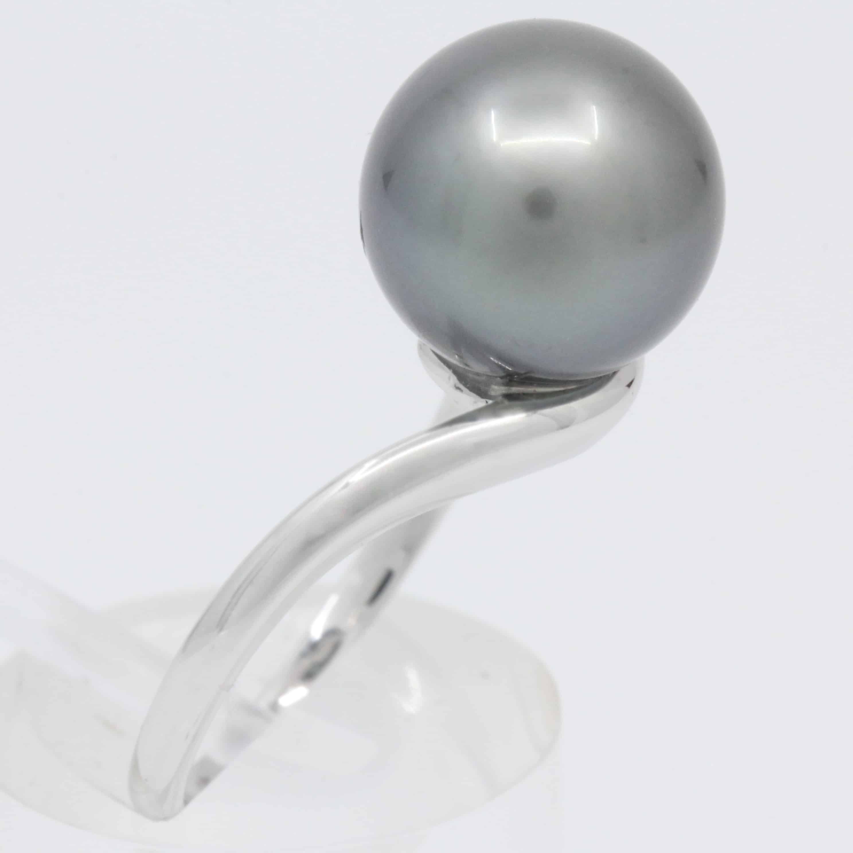 tahitian black pearl ring