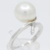south sea white pearl ring