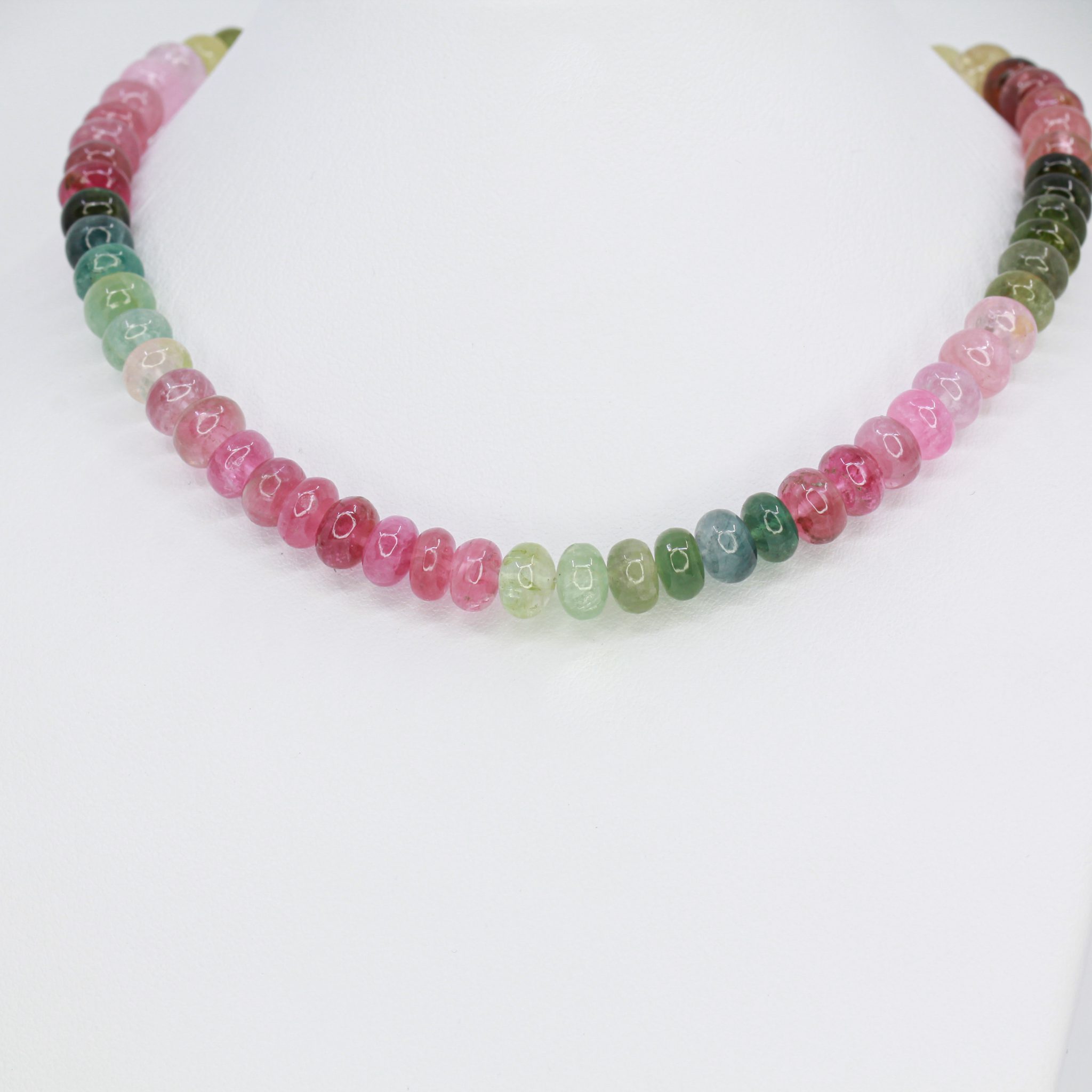 Multi-Colour Tourmaline Gemstone Beaded 