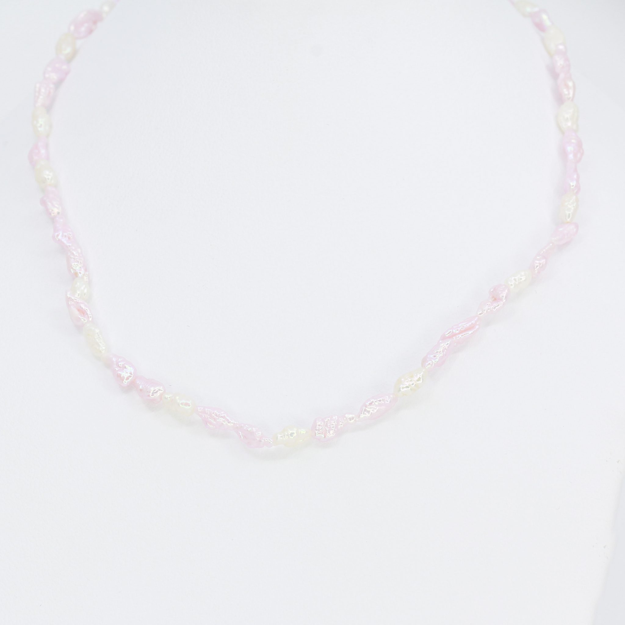 Pink Dyed Freshwater Pearl Strand Allgem Jewellers