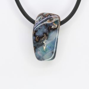 Queensland Boulder Opal Neoprene Necklace