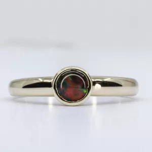 9ct Yellow Gold Opal Triplet Ring