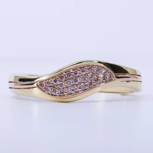 18ct Gold Australian Argyle Pink Diamond Ring