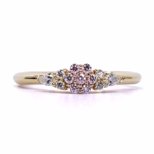 18ct Gold Australian Argyle Pink Diamond Ring