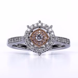 18ct Gold Australian Argyle Pink Diamond Ring