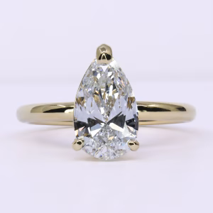 18ct Yellow Gold Certified Lab Grown Diamond Ring