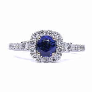 18ct Gold Sapphire and Diamond Ring
