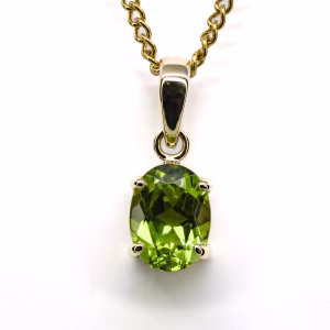 9ct Yellow Gold Peridot Pendant