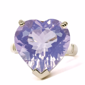 9ct Yellow Gold Lavender Amethyst Ring