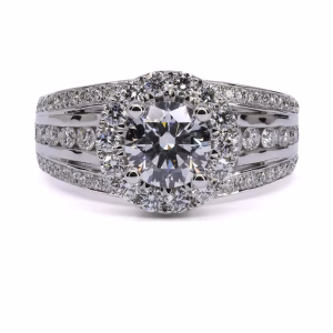 18ct White Gold Certified Lab Grown Diamond Ring