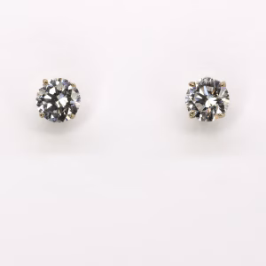 9ct Yellow Gold Lab Grown Diamond Earrings