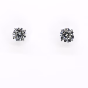 9ct White Gold Lab Grown Diamond Earrings