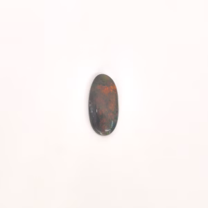 15.5x7.5mm Solid Black Opal