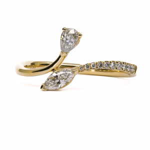 18ct Yellow Gold Diamond Ring