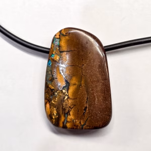 QLD 32x21mm Boulder Opal with Neoprene