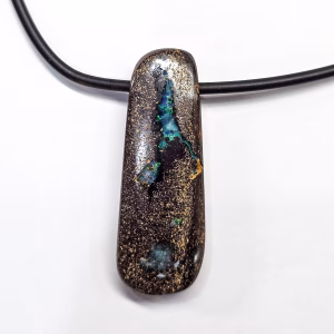 QLD 40x14mm Boulder Opal with Neoprene