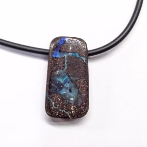 QLD 25x13mm Boulder Opal with Neoprene