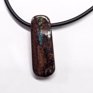 QLD 30x11mm Boulder Opal with Neoprene