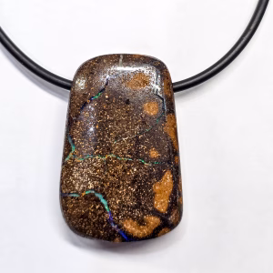 QLD 35x23mm Boulder Opal with Neoprene