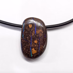 QLD 25x16mm Boulder Opal with Neoprene