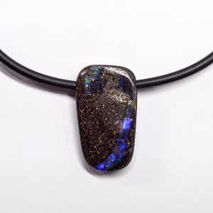 QLD 28x13mm Boulder Opal with Neoprene