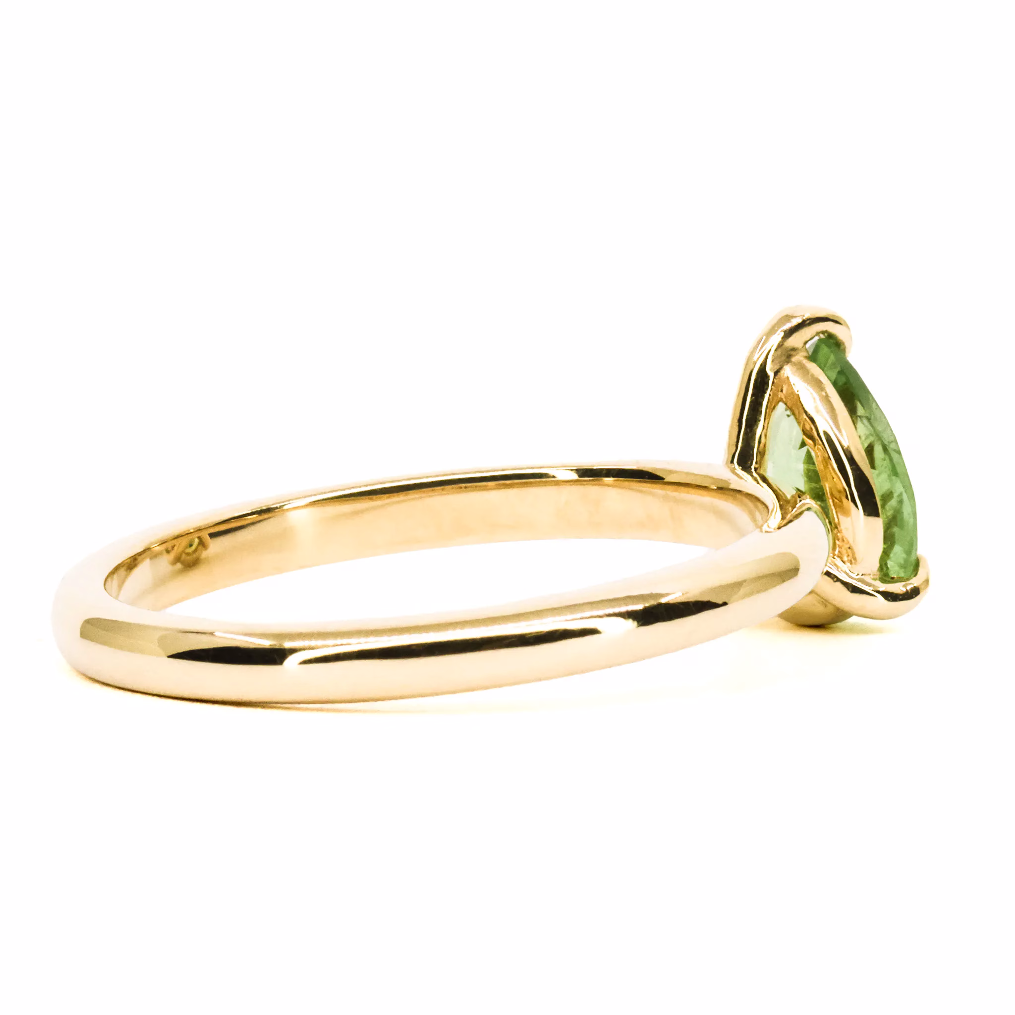 18ct Yellow Gold Tsavorite Garnet Ring - Image 2
