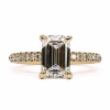 18ct Yellow Gold Certified Lab Grown Diamond Ring - Thumbnail Image 1