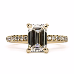 18ct Yellow Gold Certified Lab Grown Diamond Ring