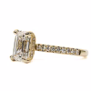 18ct Yellow Gold Certified Lab Grown Diamond Ring - Thumbnail Image 3