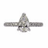 18ct White Gold Certified Lab Grown Diamond Ring - Thumbnail Image 1