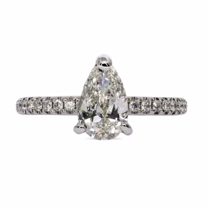 18ct White Gold Certified Lab Grown Diamond Ring