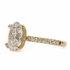 18ct Yellow Gold Certified Lab Grown Diamond Ring - Thumbnail Image 3