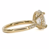 18ct Yellow Gold Certified Lab Grown Diamond Ring - Thumbnail Image 2