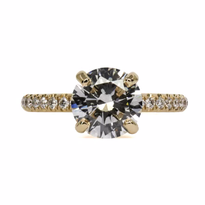 18ct Yellow Gold Certified Lab Grown Diamond Ring