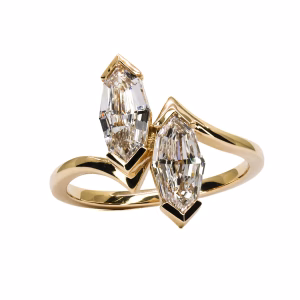 18ct Yellow Gold Lab Grown Diamond Ring