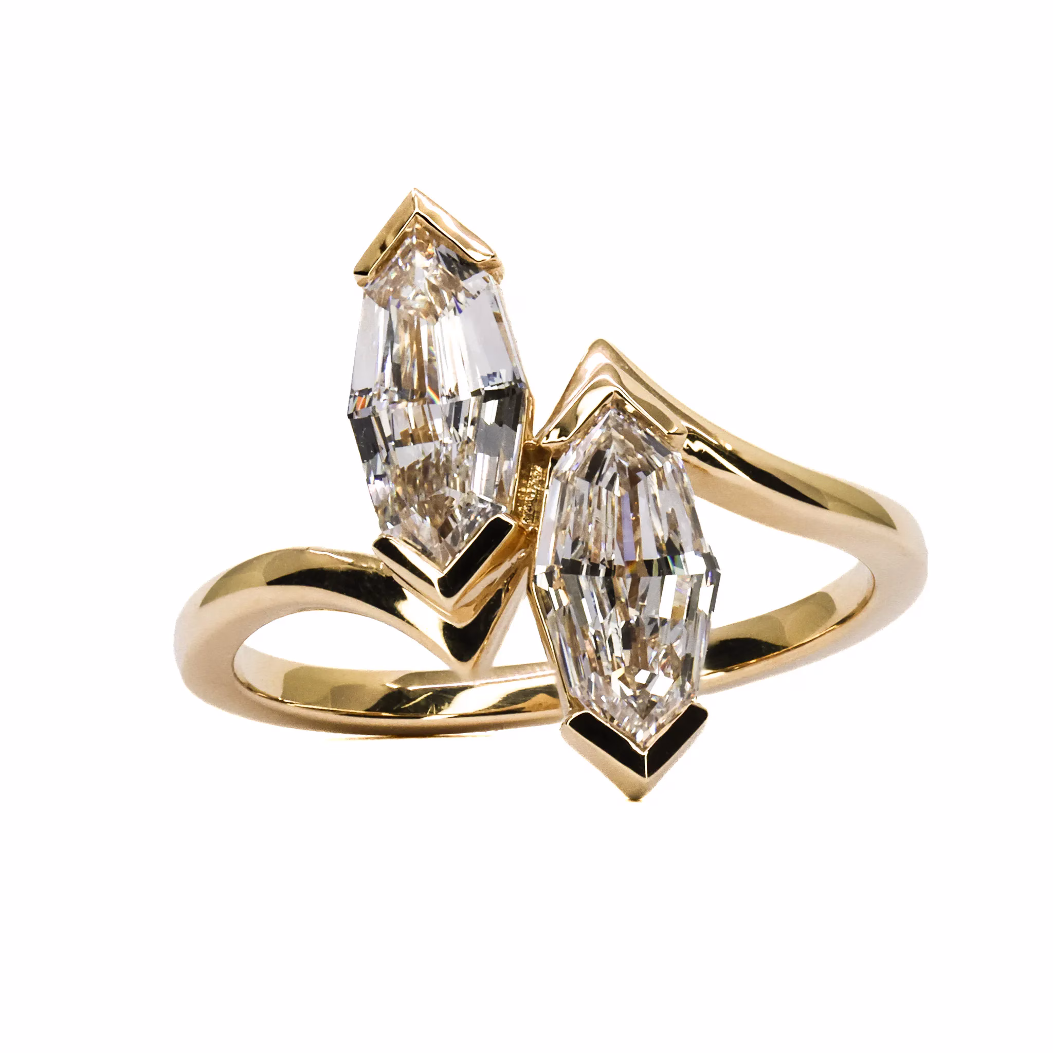 18ct Yellow Gold Lab Grown Diamond Ring - Image 1