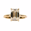 18ct Yellow Gold Certified Lab Grown Diamond Ring - Thumbnail Image 1