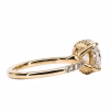 18ct Yellow Gold Certified Lab Grown Diamond Ring - Thumbnail Image 3