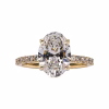 18ct Yellow Gold Certified Lab Grown Diamond Ring - Thumbnail Image 1