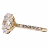 18ct Yellow Gold Certified Lab Grown Diamond Ring - Thumbnail Image 3